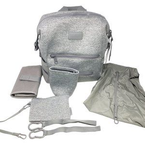 Dagne Dover Indi Diaper Bag Backpack Neoprene Gray Size Large